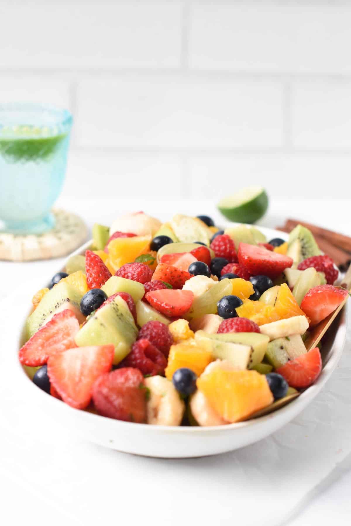 Breakfast Fruit Salad in a large bowl.