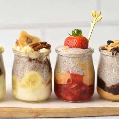 Mason Jars For Overnight Oats Chia Pudding Yogurt Salad - Temu