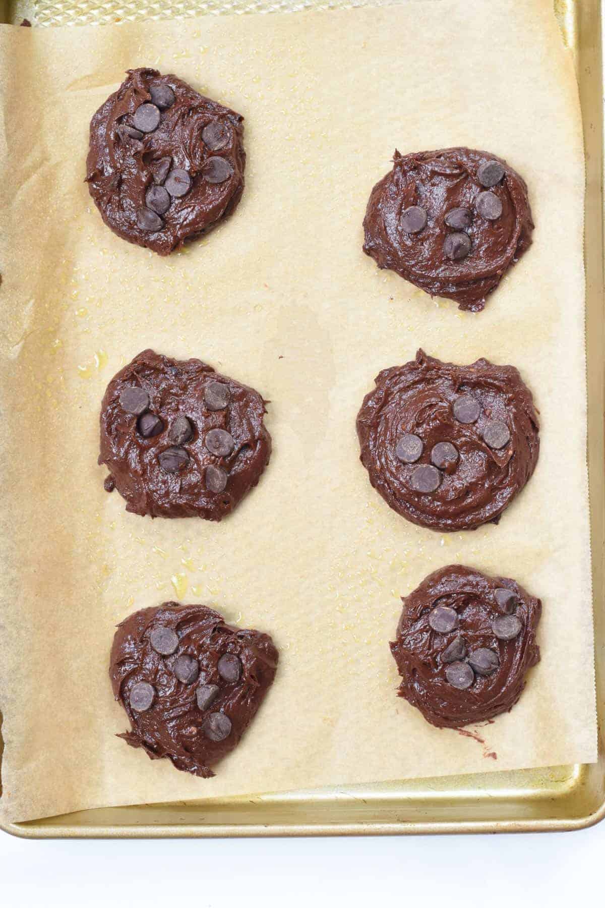 Chocolate Avocado Cookies