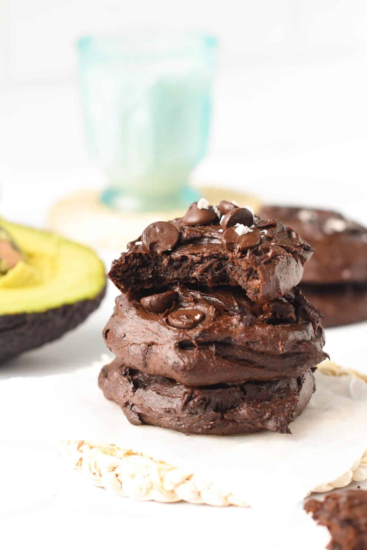 Chocolate Avocado Cookies