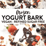 Frozen Yogurt Bark with Berry Dairy free
