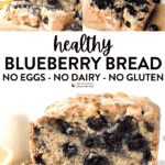 Healthy Blueberry Bread Vegan Gluten free