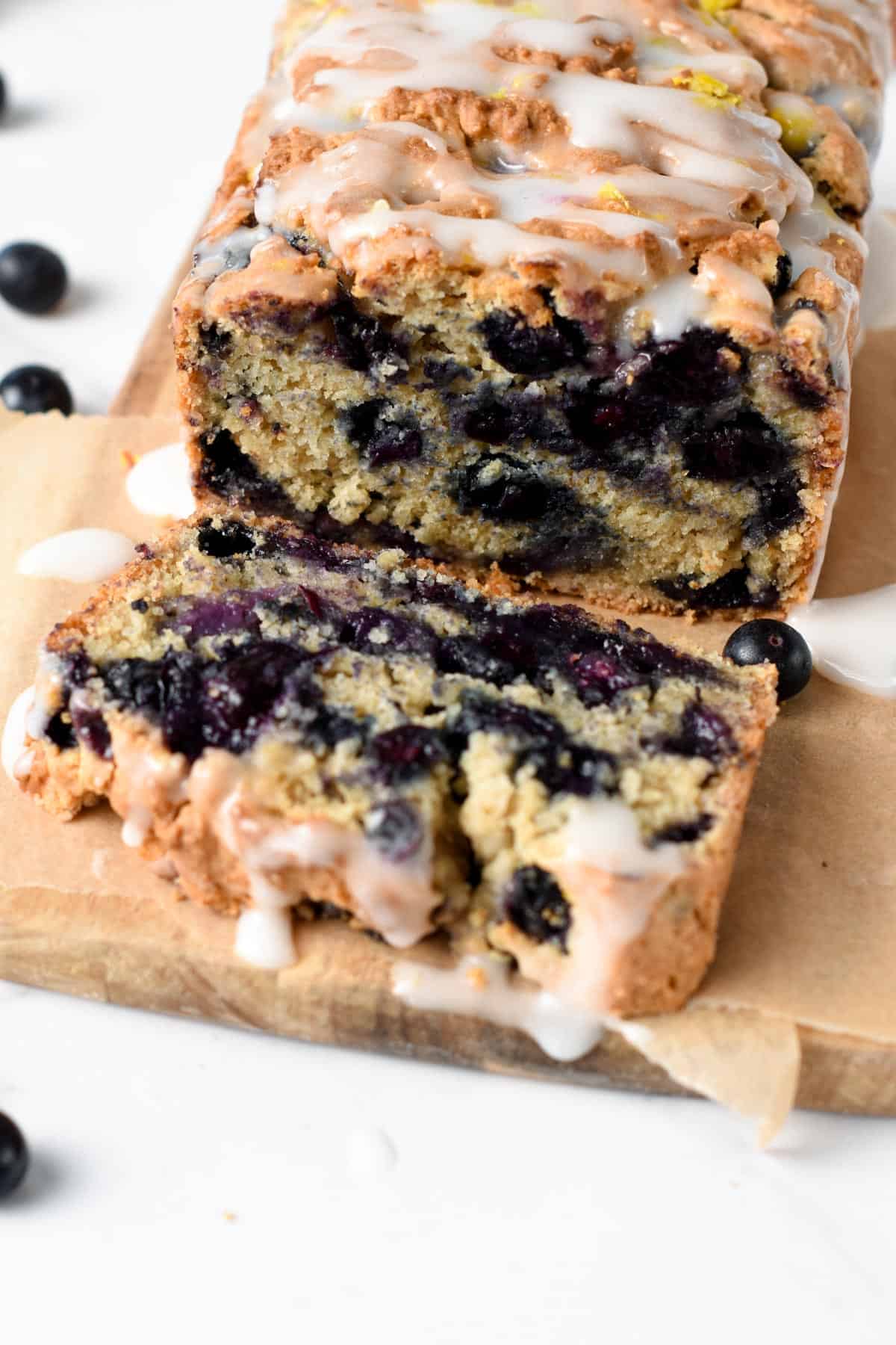 Healthy Blueberry Bread Vegan Gluten free