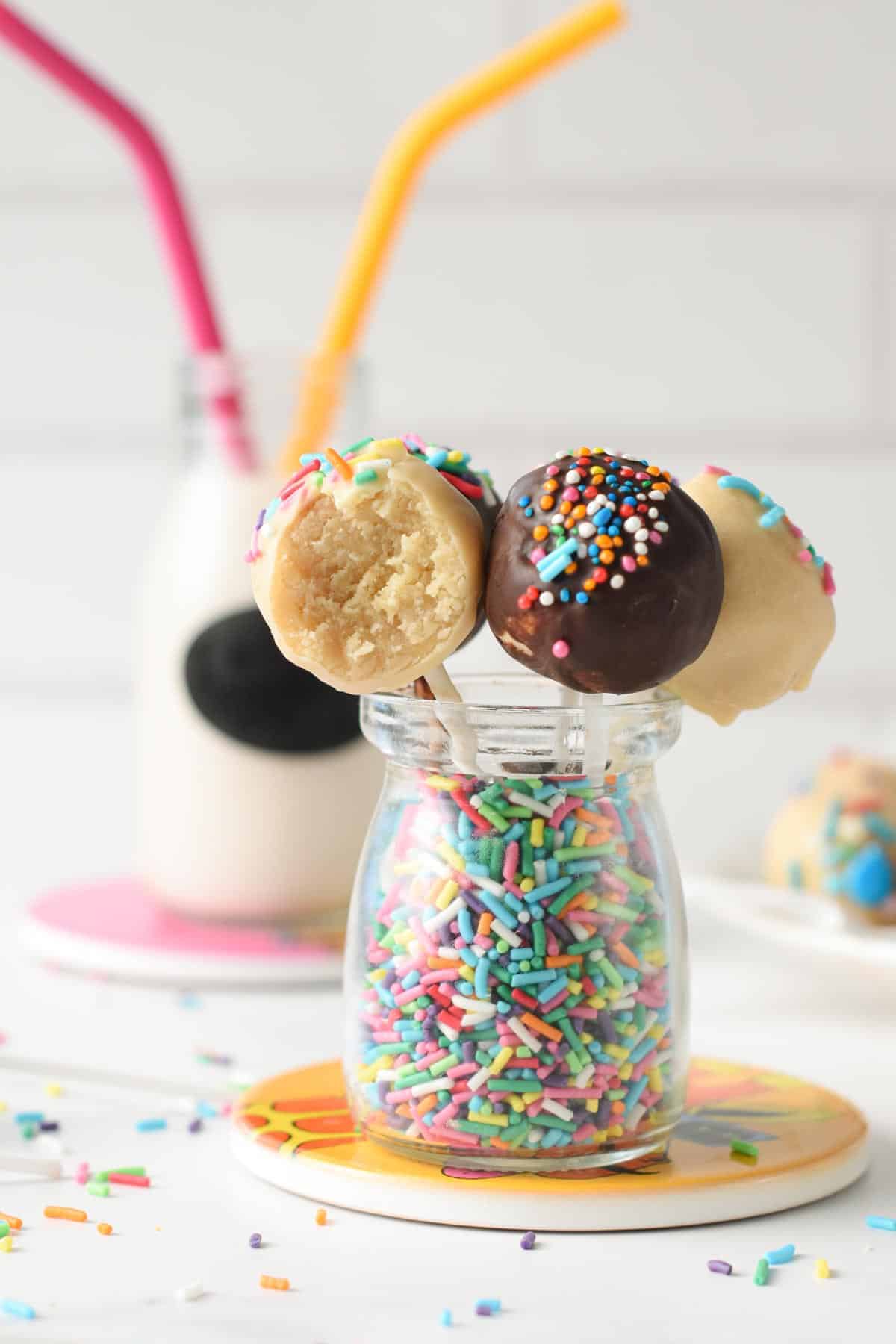 Firecracker Cake Pops l Sweet Vegan