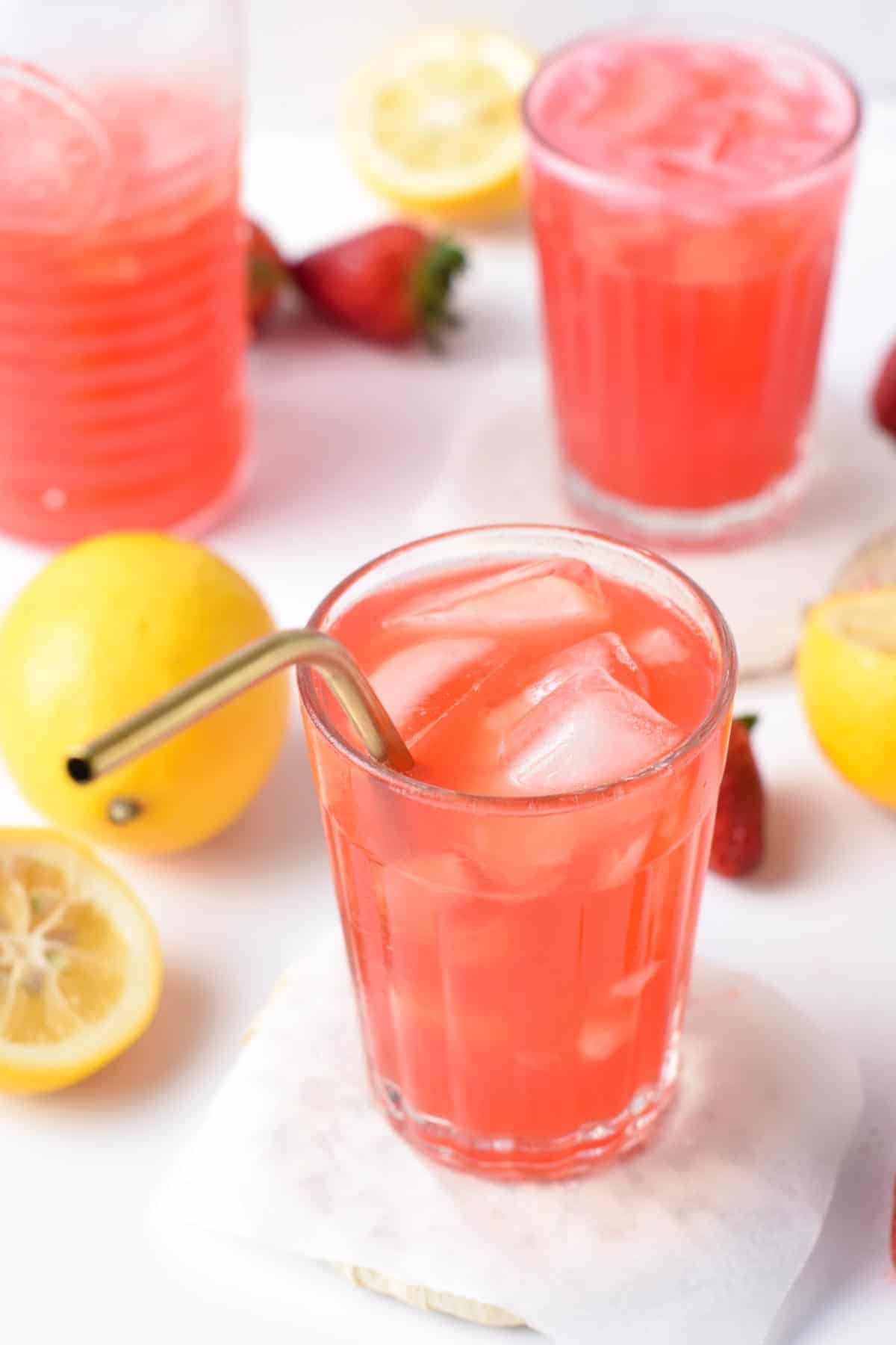 Sparkling Pink Lemonade - The Conscious Plant Kitchen