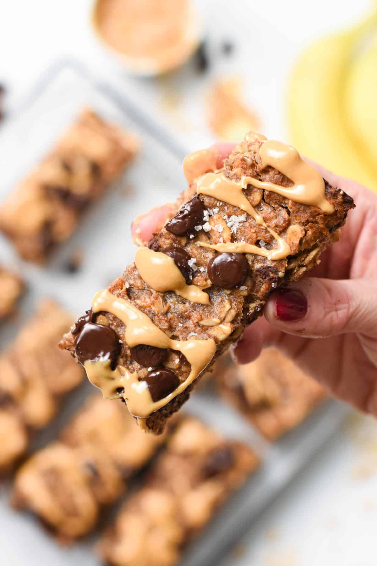 Peanut Butter Banana Oatmeal Bars