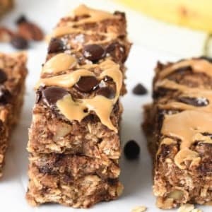 Peanut Butter Banana Oatmeal Bars