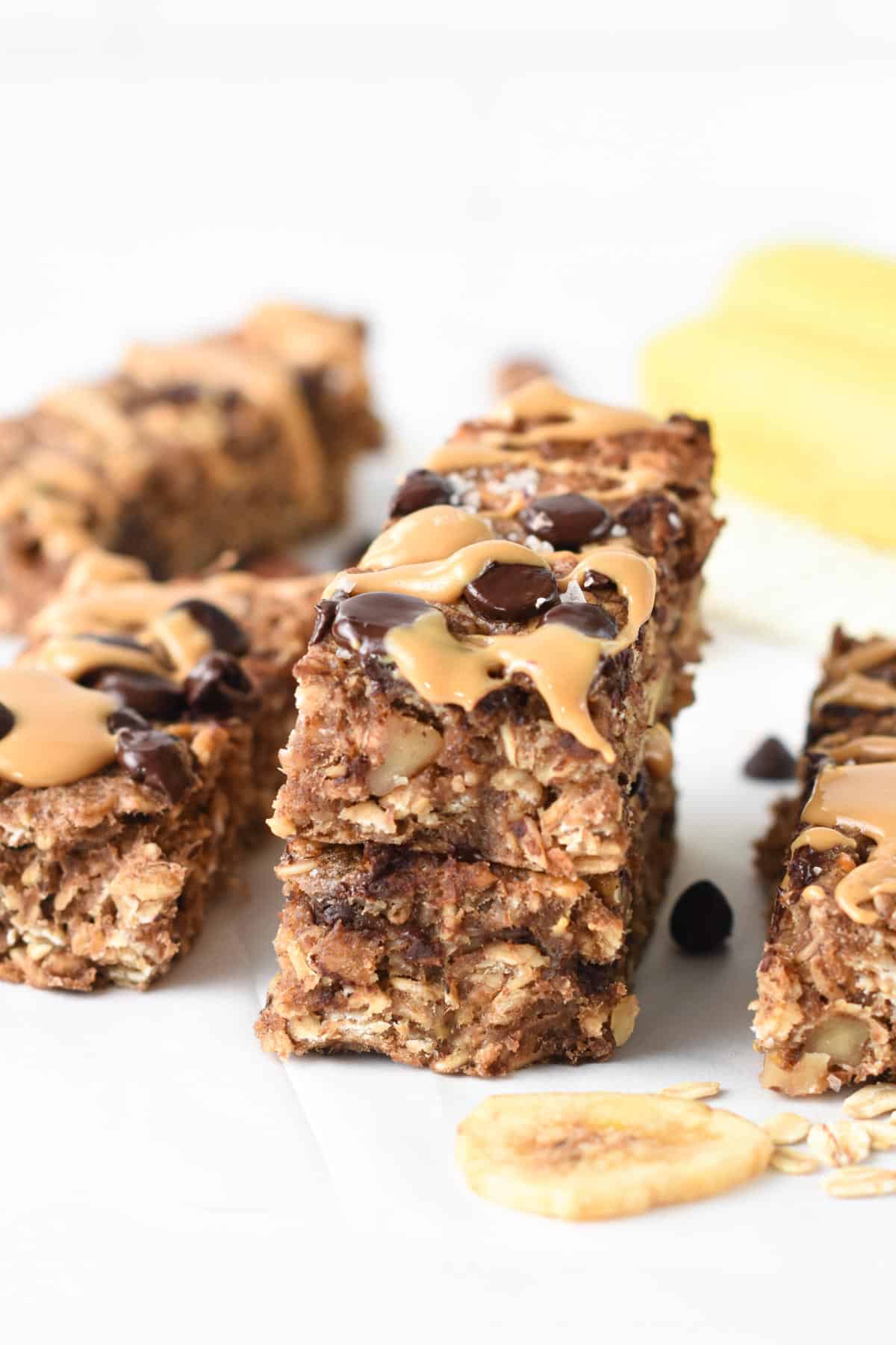 Peanut Butter Banana Oatmeal Bars