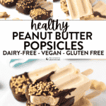 Healthy Peanut Butter Popsicles