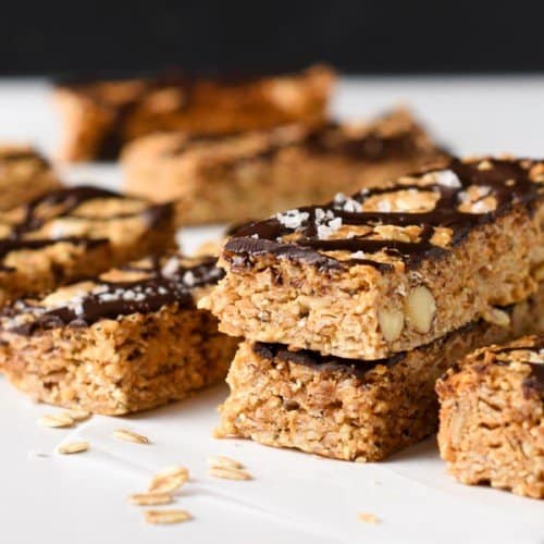 Peanut Butter Granola Bars - The Conscious Plant Kitchen