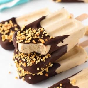 Healthy Peanut Butter Popsicles