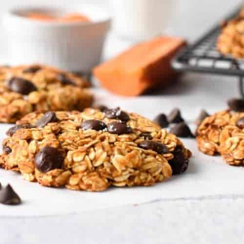 Sweet Potato Oatmeal Cookies (4 Ingredients)