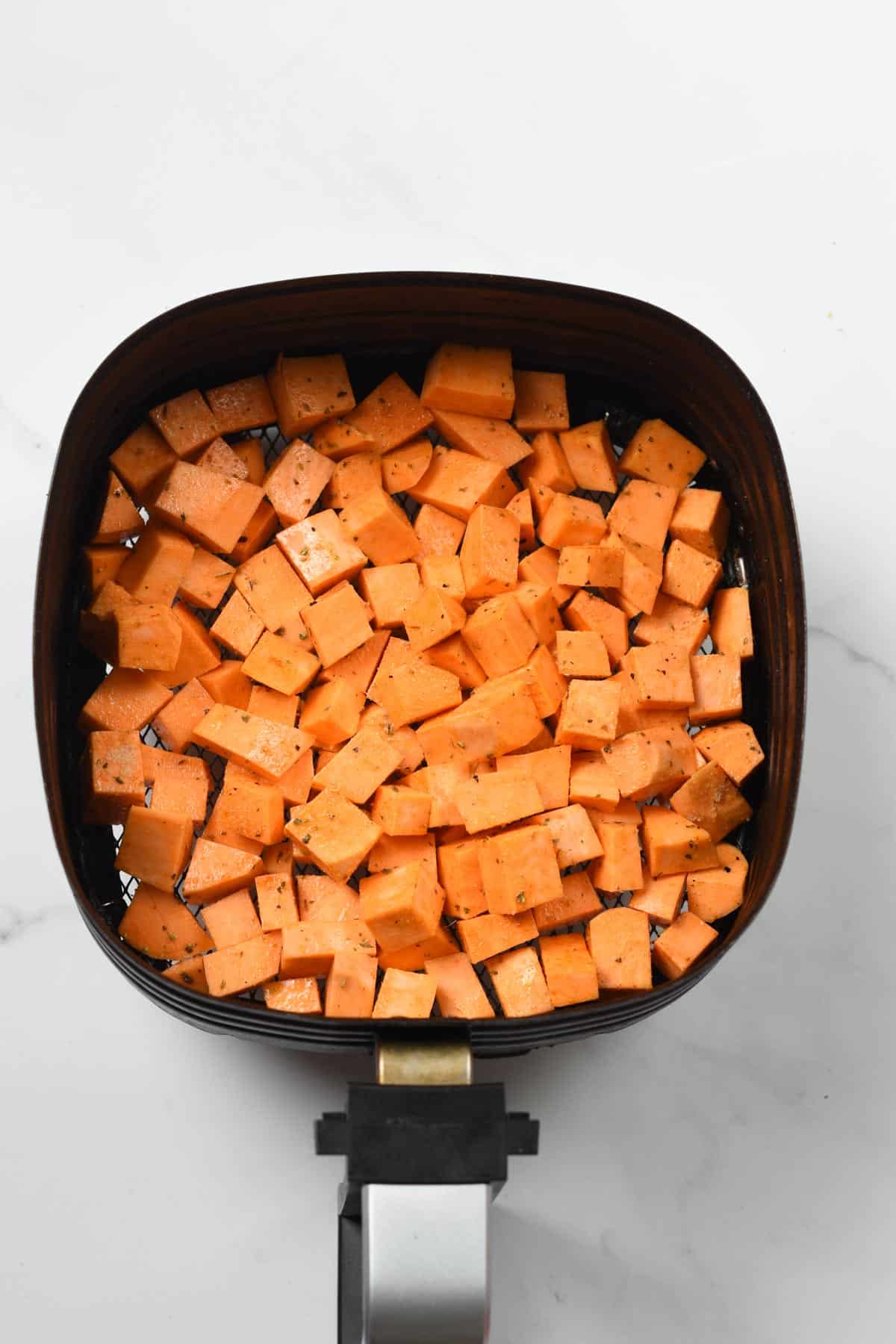 Air fryer Sweet Potato Cubes