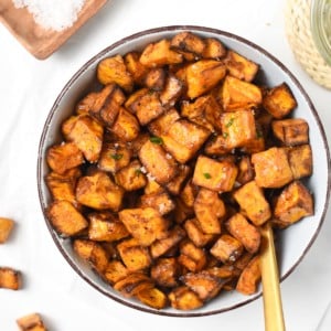 Air fryer Sweet Potato Cubes