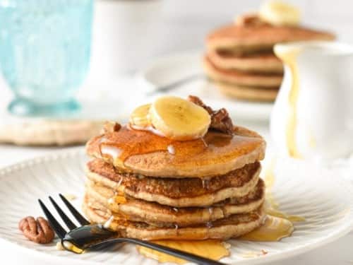 Banana Oatmeal Pancakes Healthy