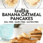 Banana Oatmeal Pancakes Healthy