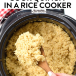 how to cook quinoa in a rice cooker