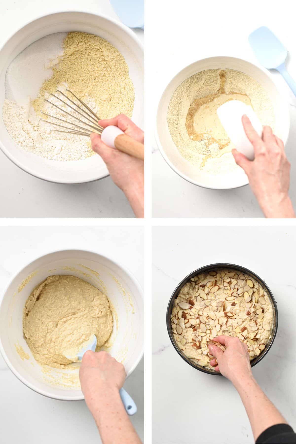 How to make almond flour cake with eggs