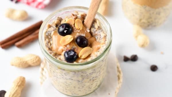 Peanut Butter Overnight Oats - The Conscious Plant Kitchen