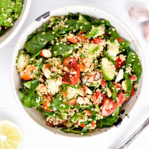 Quinoa Spinach Salad