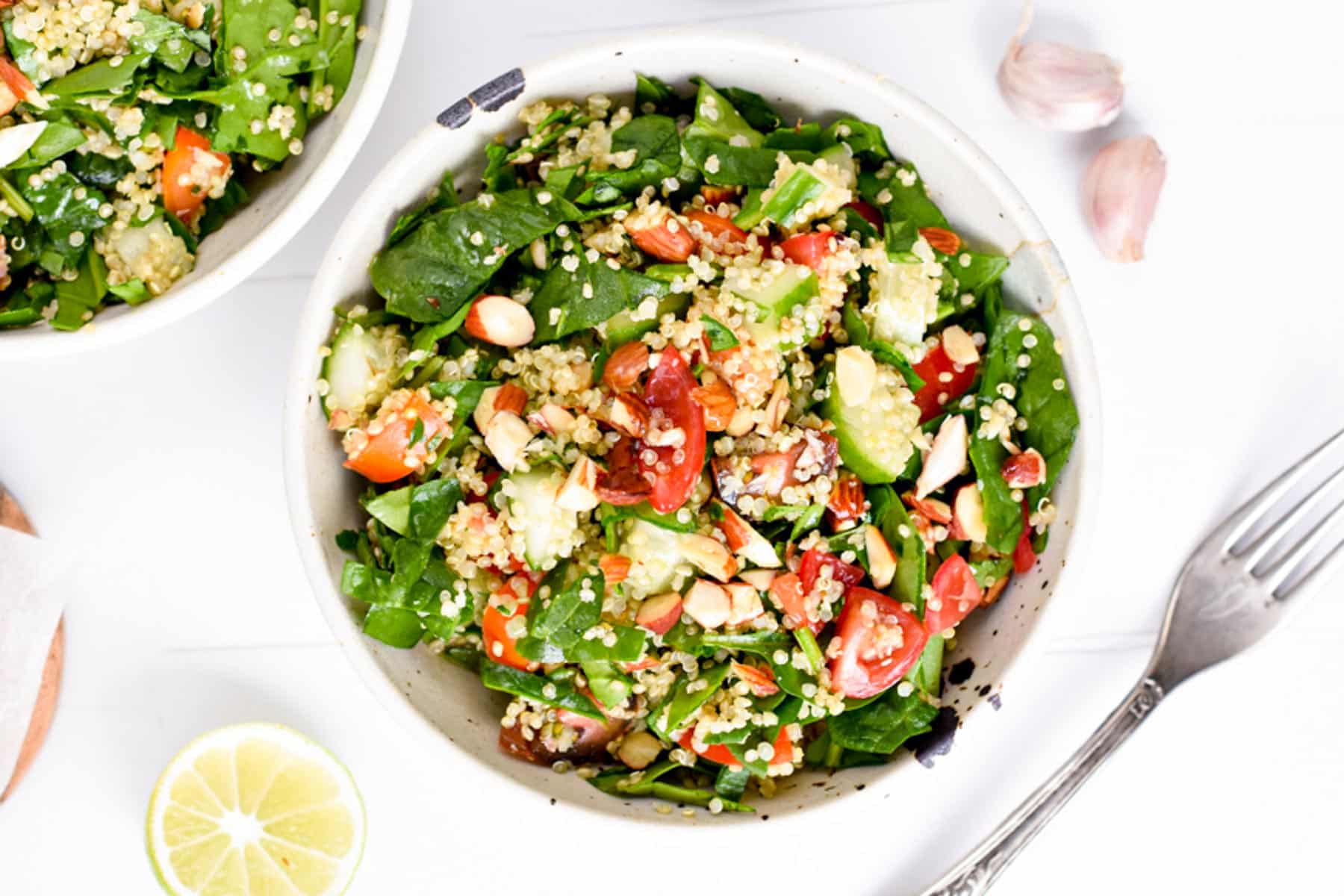 quinoa spinach salad