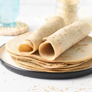 Quinoa Tortillas (2 Ingredients, Egg-Free)