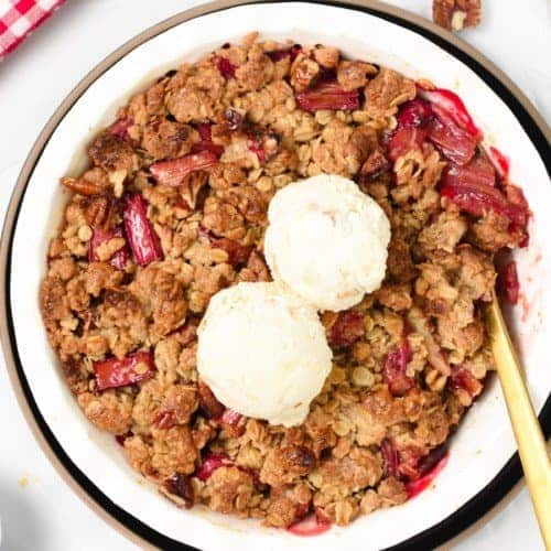 Rhubarb Crumble