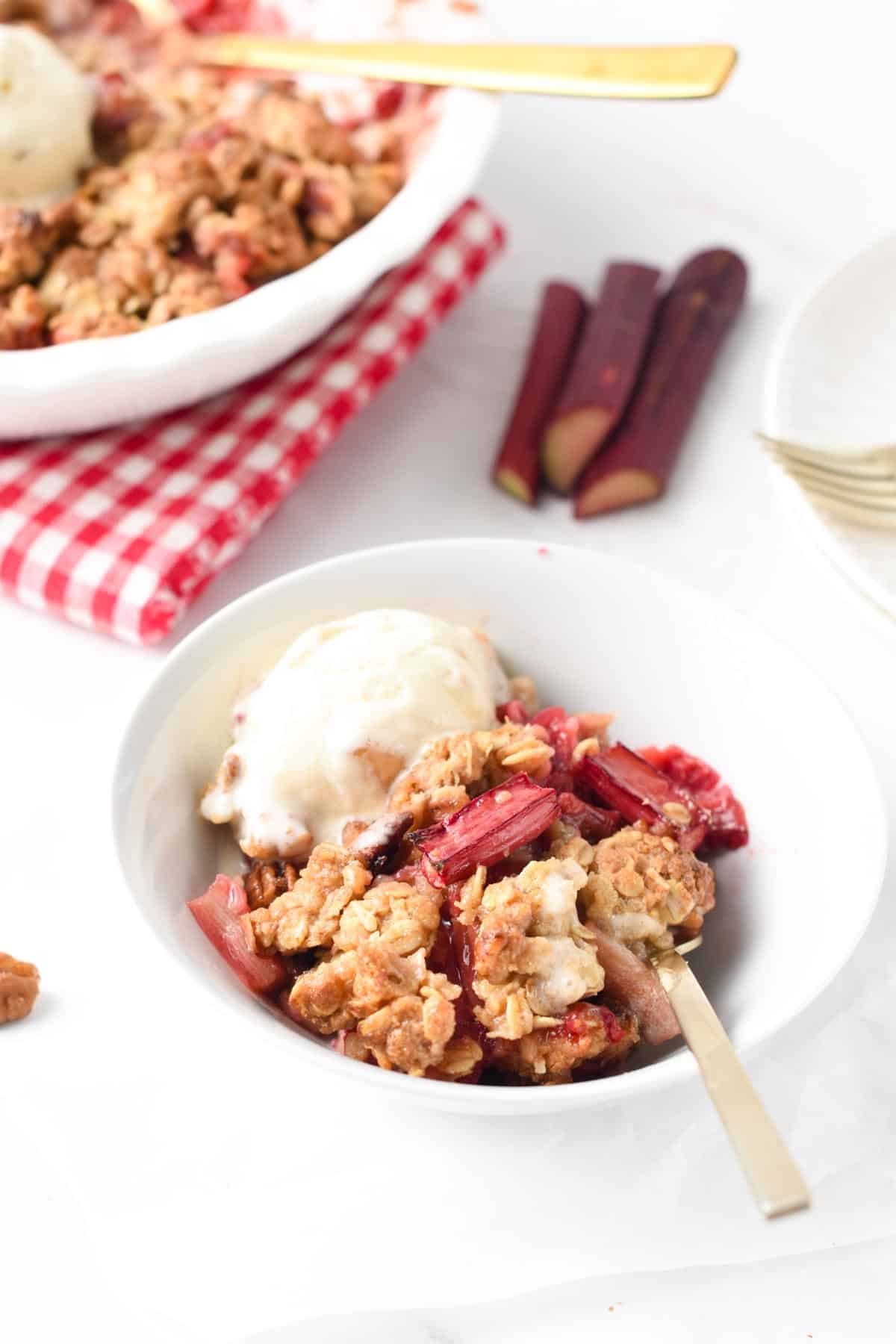 Rhubarb Crumble