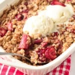 Strawberry Rhubarb Crisp