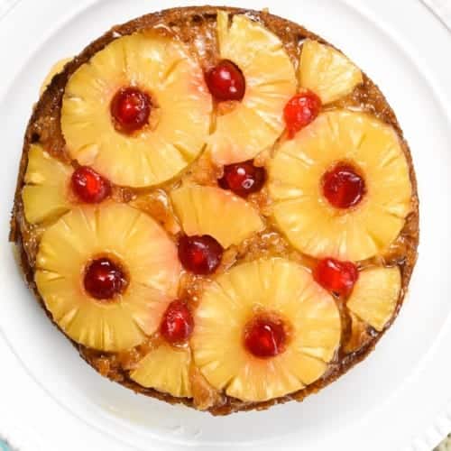 Vegan Pineapple Upside Down Cake