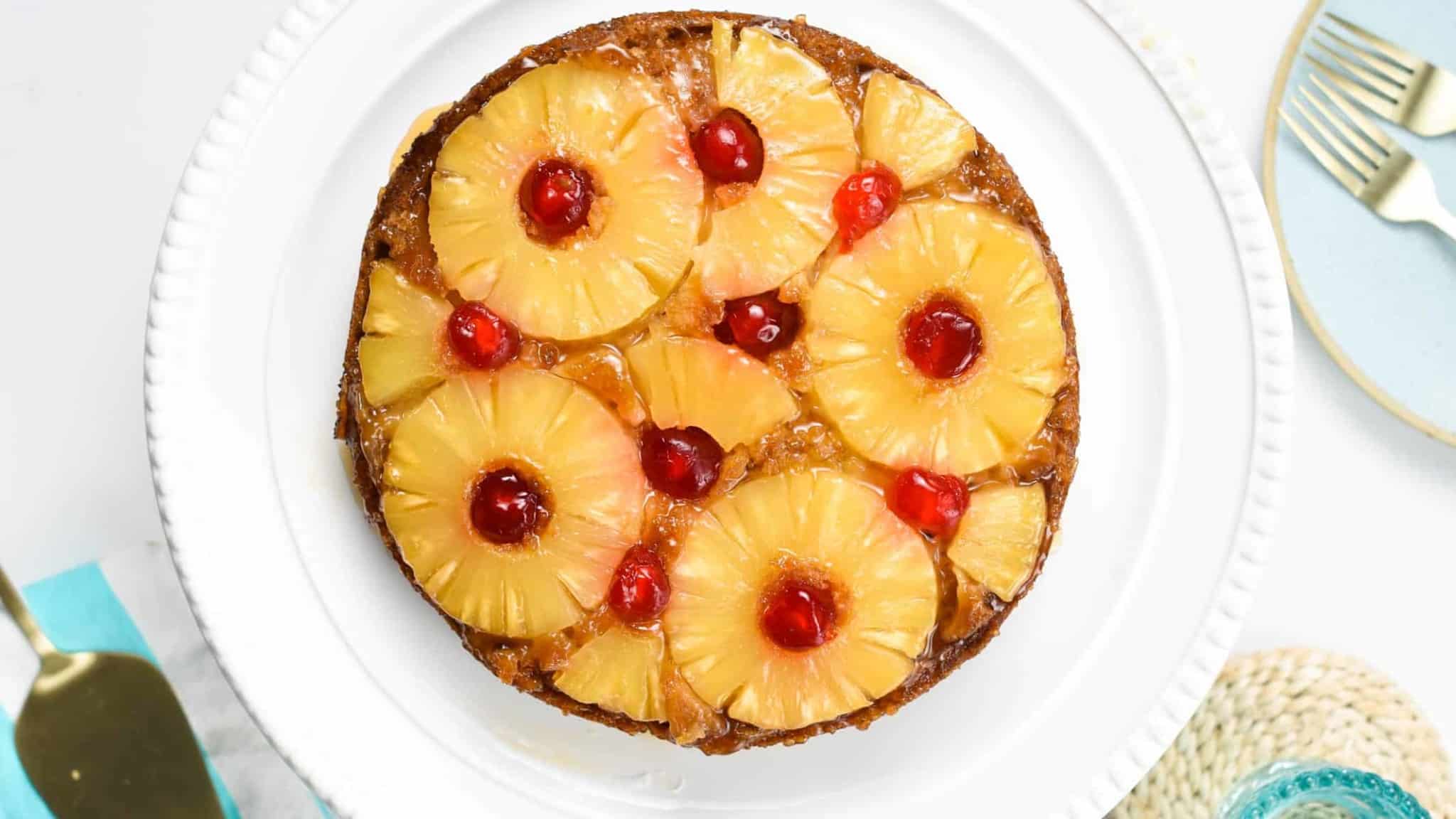 Vegan Pineapple Upside Down Cake