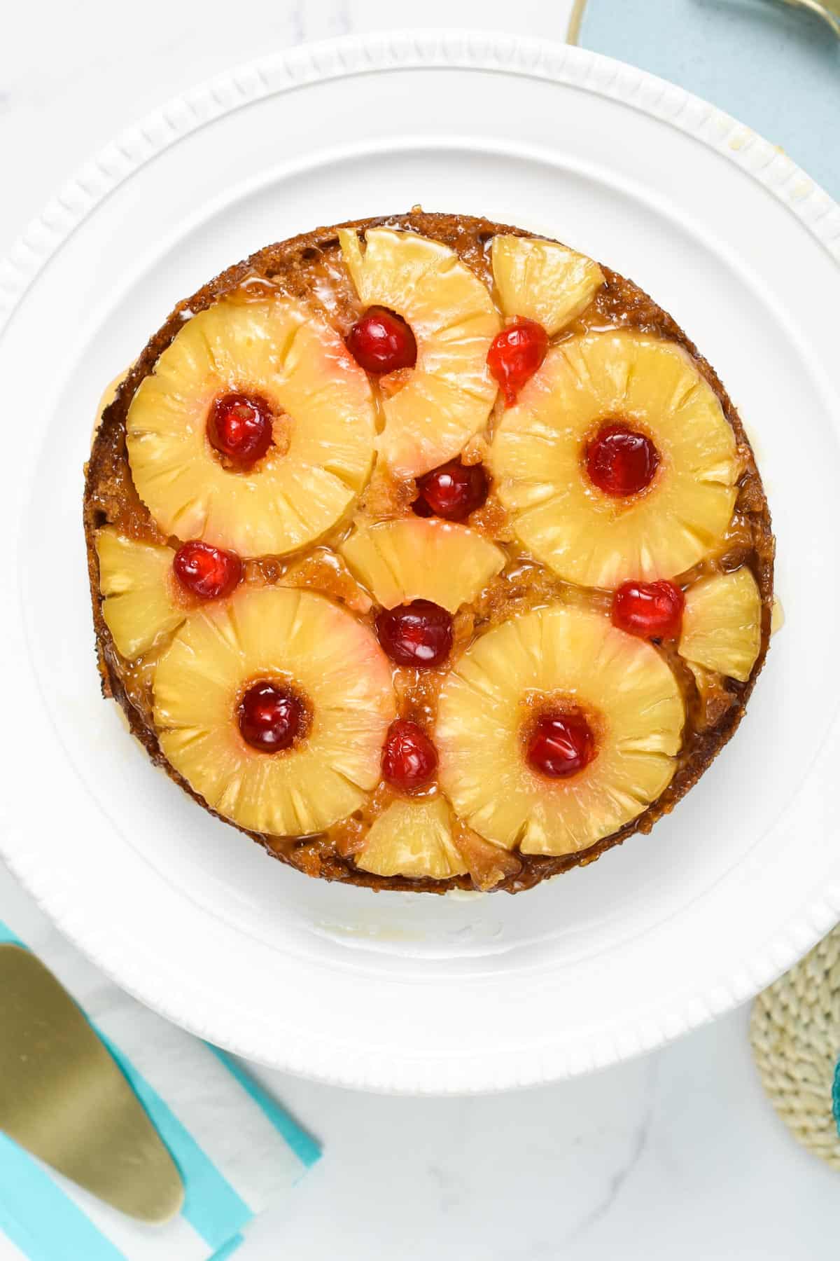 Vegan Pineapple Upside Down Cake