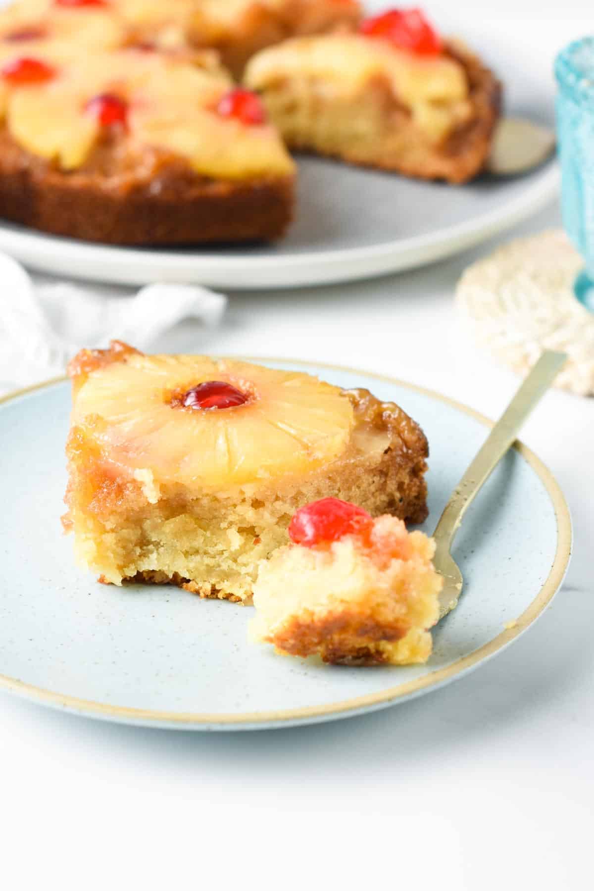 Vegan Pineapple Upside Down Cake