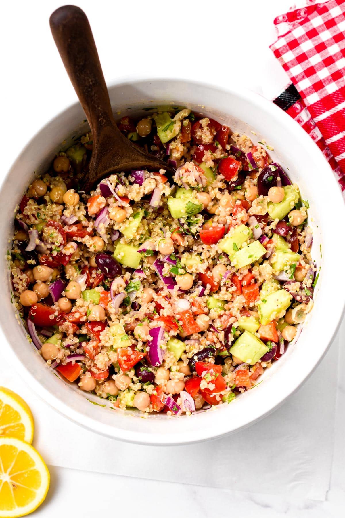 Quinoa Chickpea Salad