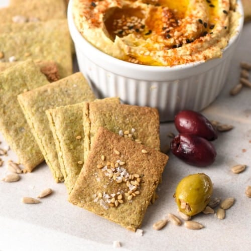 Sunflower Seed Crackers (2 Ingredients) The Conscious Plant Kitchen
