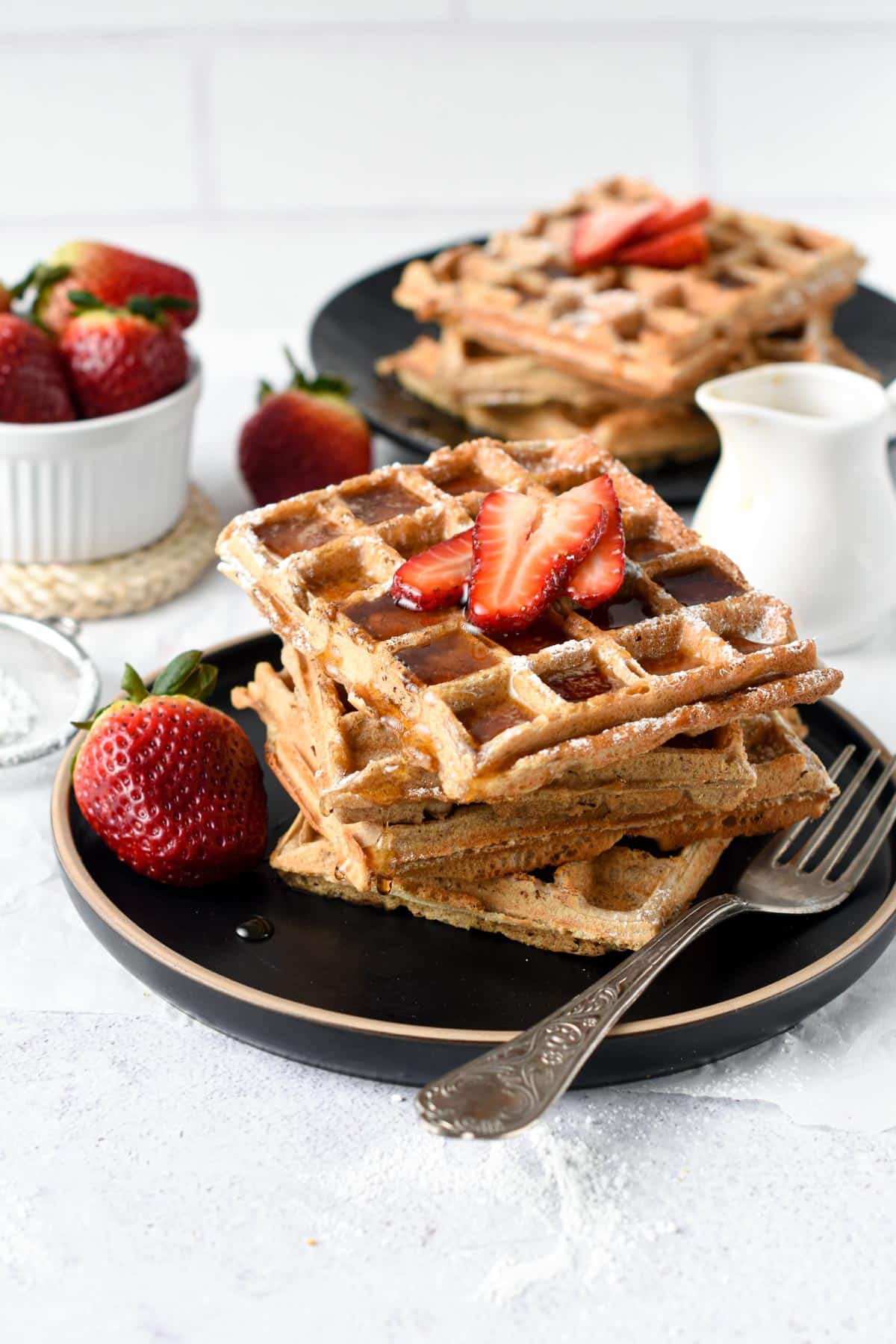 Buckwheat Waffles - The Conscious Plant Kitchen