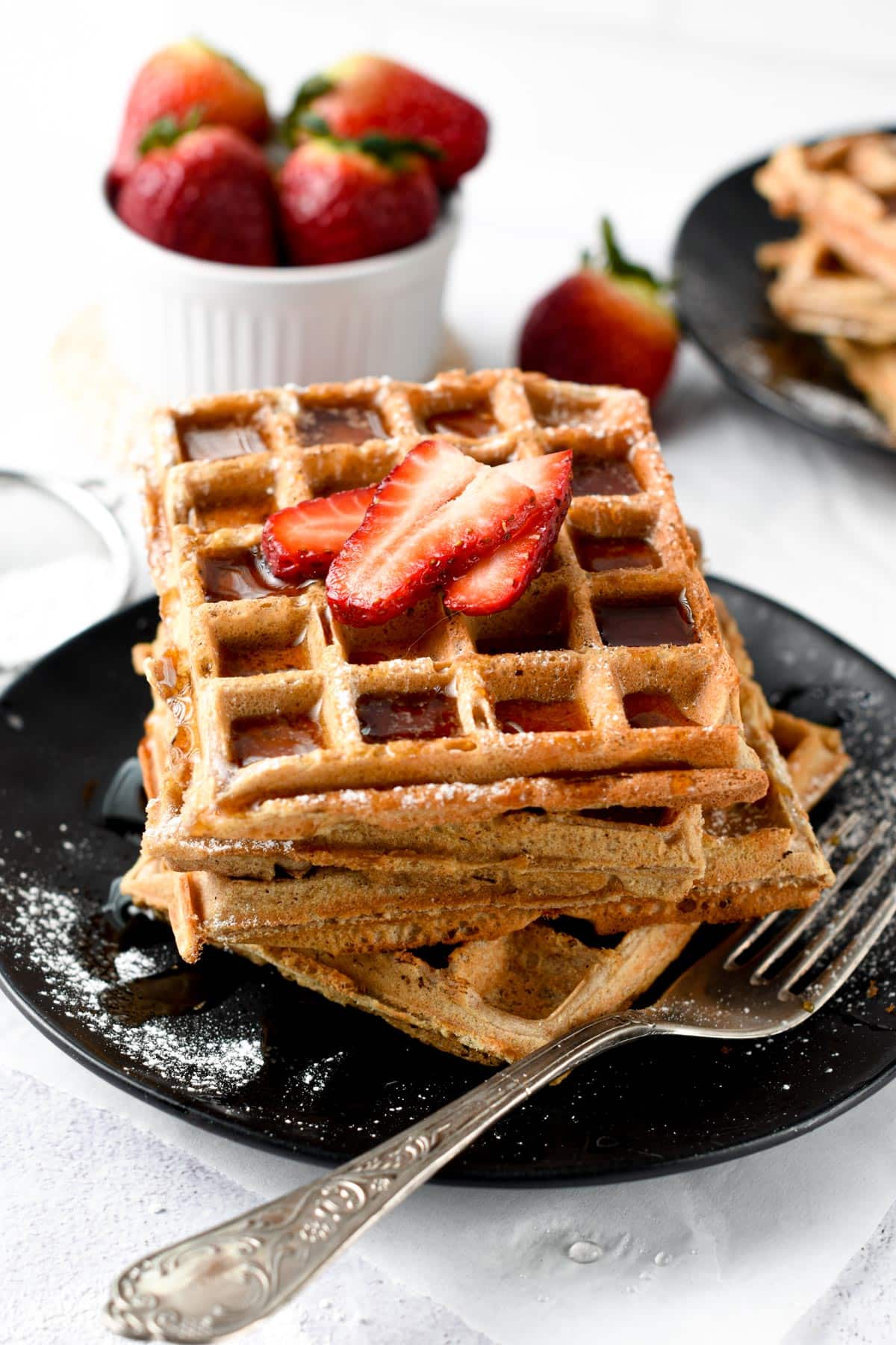 Buckwheat Waffles - The Conscious Plant Kitchen
