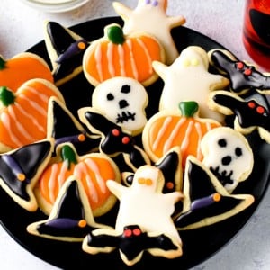 Vegan Halloween Sugar Cookies