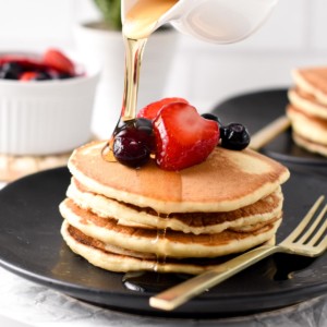 Low-Calorie Pancakes (51kcal, Egg-Free, Dairy-Free)