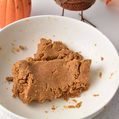 Pumpkin Protein Bar dough ready