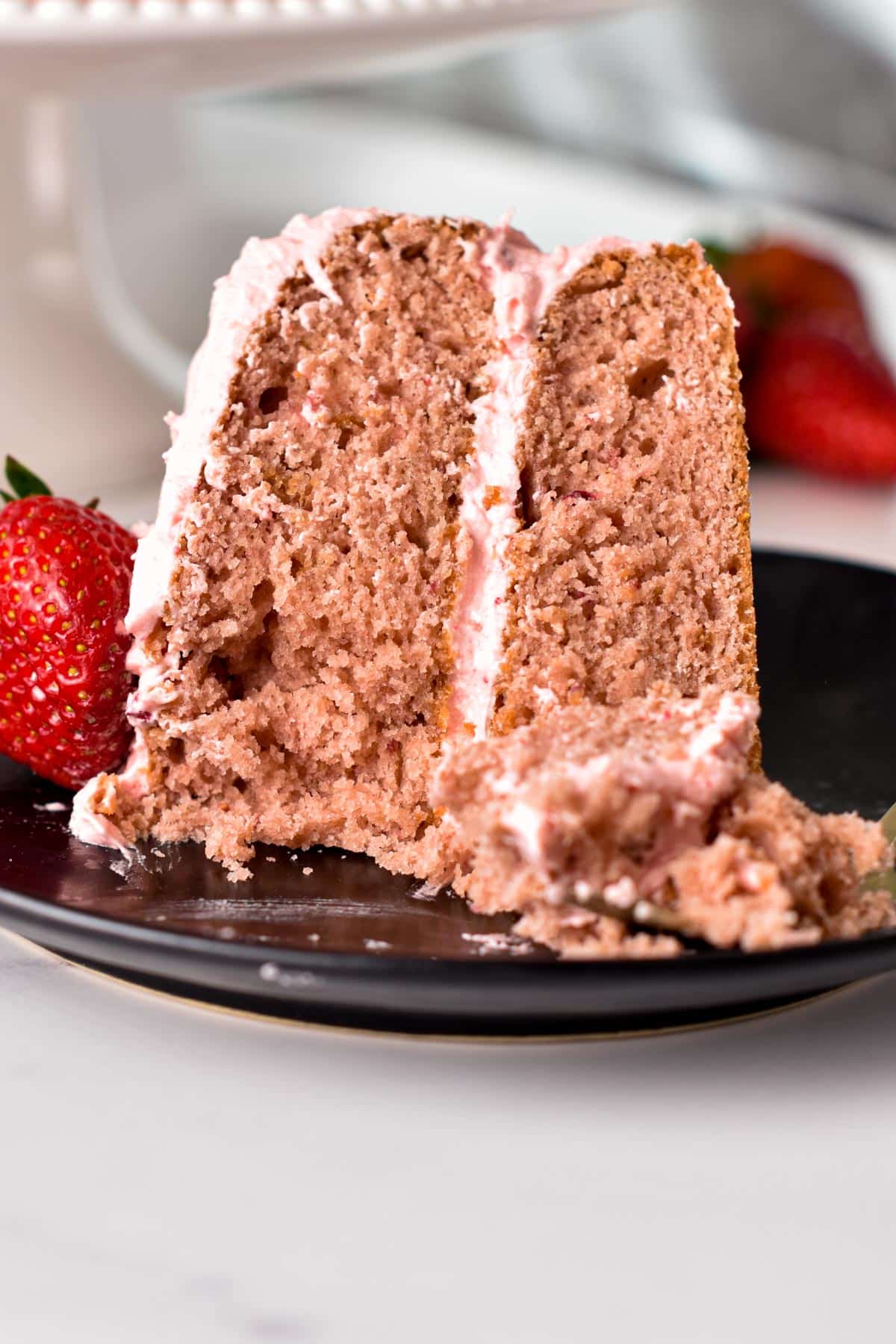 Vegan Strawberry Cake