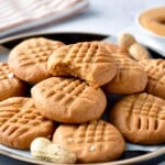 2 ingredient Peanut Butter Cookies