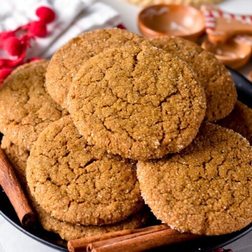 Vegan Gingersnap Cookie Recipe