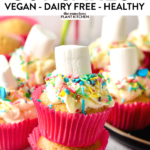 These Eggless Cupcakes are the most easy egg-free vanilla cupcakes ever with a moist crumb and creamy vanilla frosting. Plus, these cupcakes are also dairy-free and vegan approved.