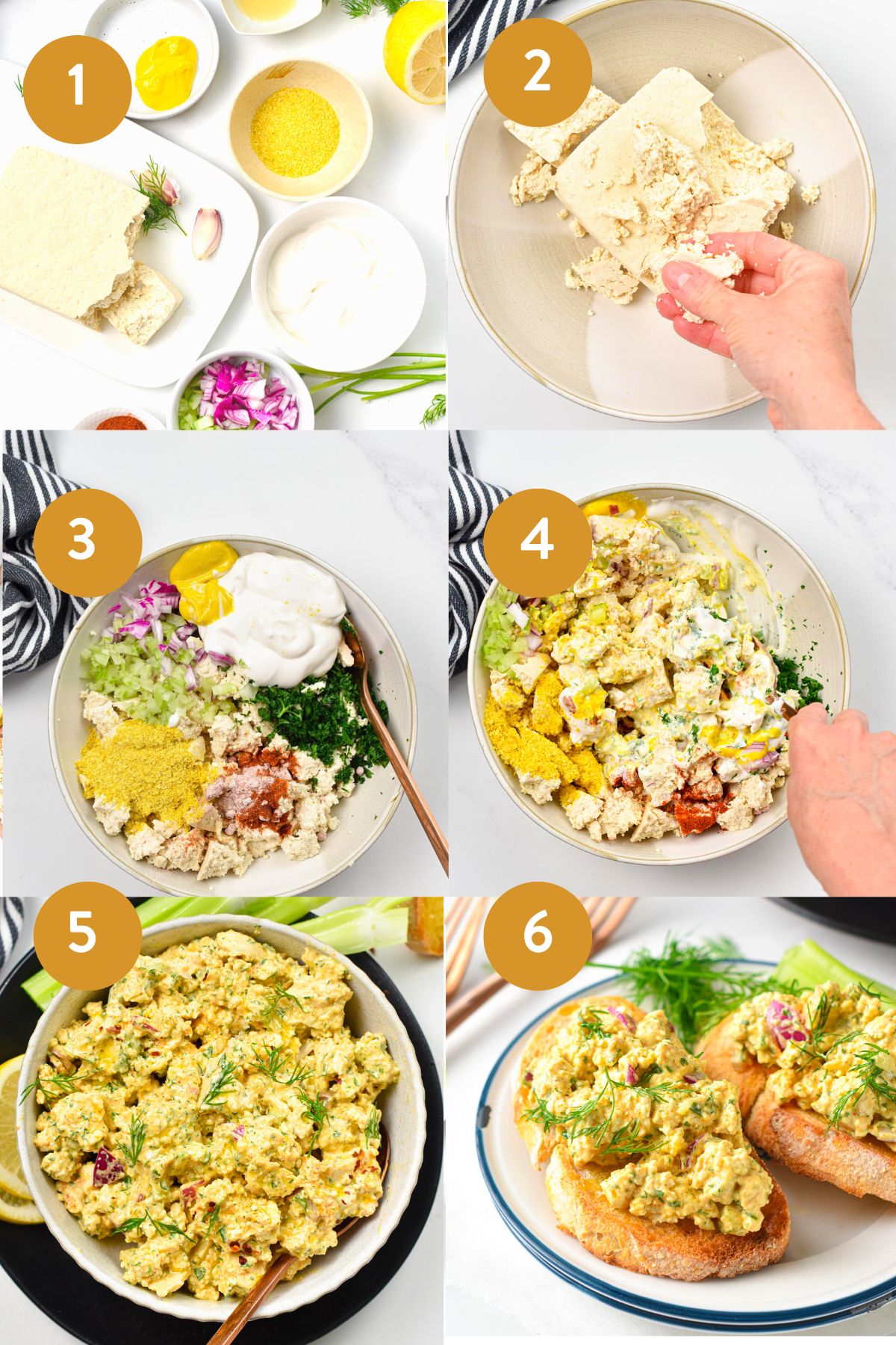 How to make Tofu Egg Salad in a few pictures.