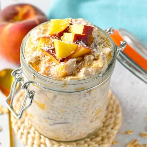 Peach Overnight Oats