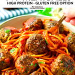 These TVP meatballs are chewy, juicy with a delicious meaty texture and flavor. Plus, they are packed with 16g plant-based proteins per serve and low fat too so perfect as a high-protein vegan meal.