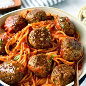 These TVP meatballs are chewy, juicy with a delicious meaty texture and flavor. Plus, they are packed with 16g plant-based proteins per serve and low fat too so perfect as a high-protein vegan meal.