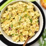 This Tofu Egg Salad is a high-protein meal perfect to make tofu sandwich or fill lettuce cups for a low-carb vegan dinner. 