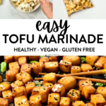  This Tofu Marinade is the most easy marinade to add tofu a real deep flavor and turn any tofu recipes into a delicious meal. Plus, this marinade take 5 minutes to whip and it's naturally gluten-free, dairy-free and vegan.